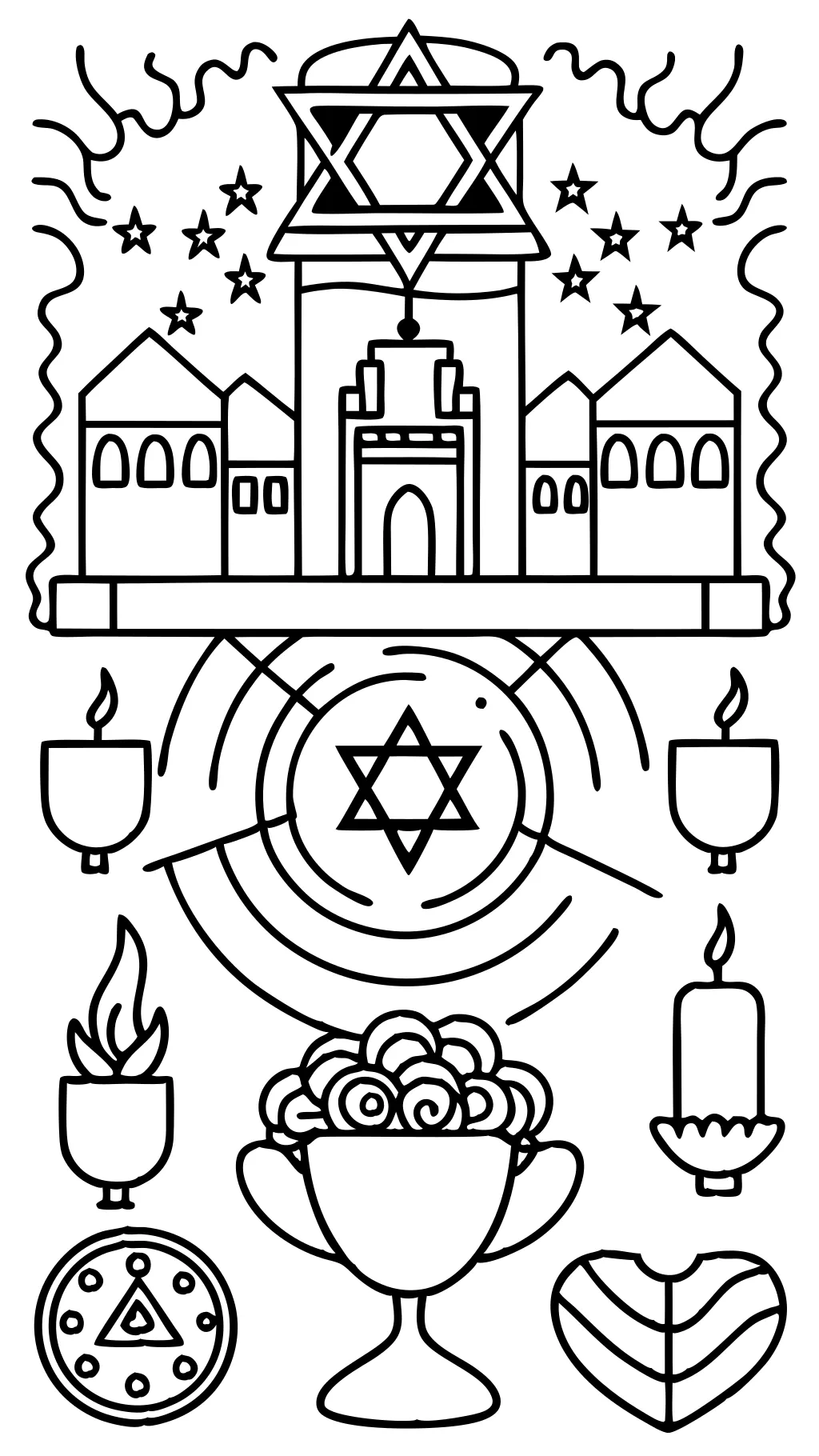 shivah asar b’tammuz coloring pages